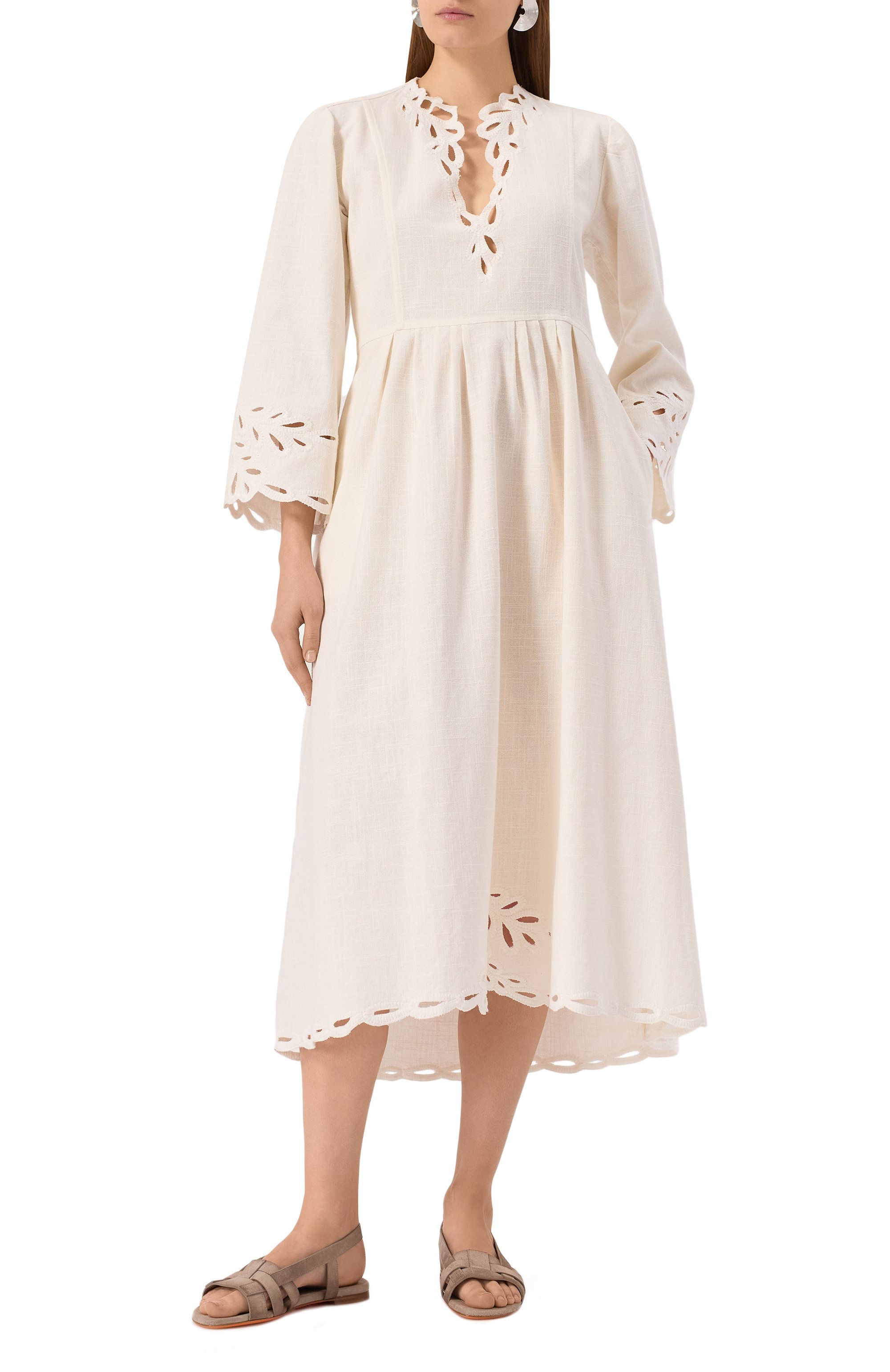 Замшевые сандалии SANTONI, арт. WHPG70832HA1T0AE, фото 2