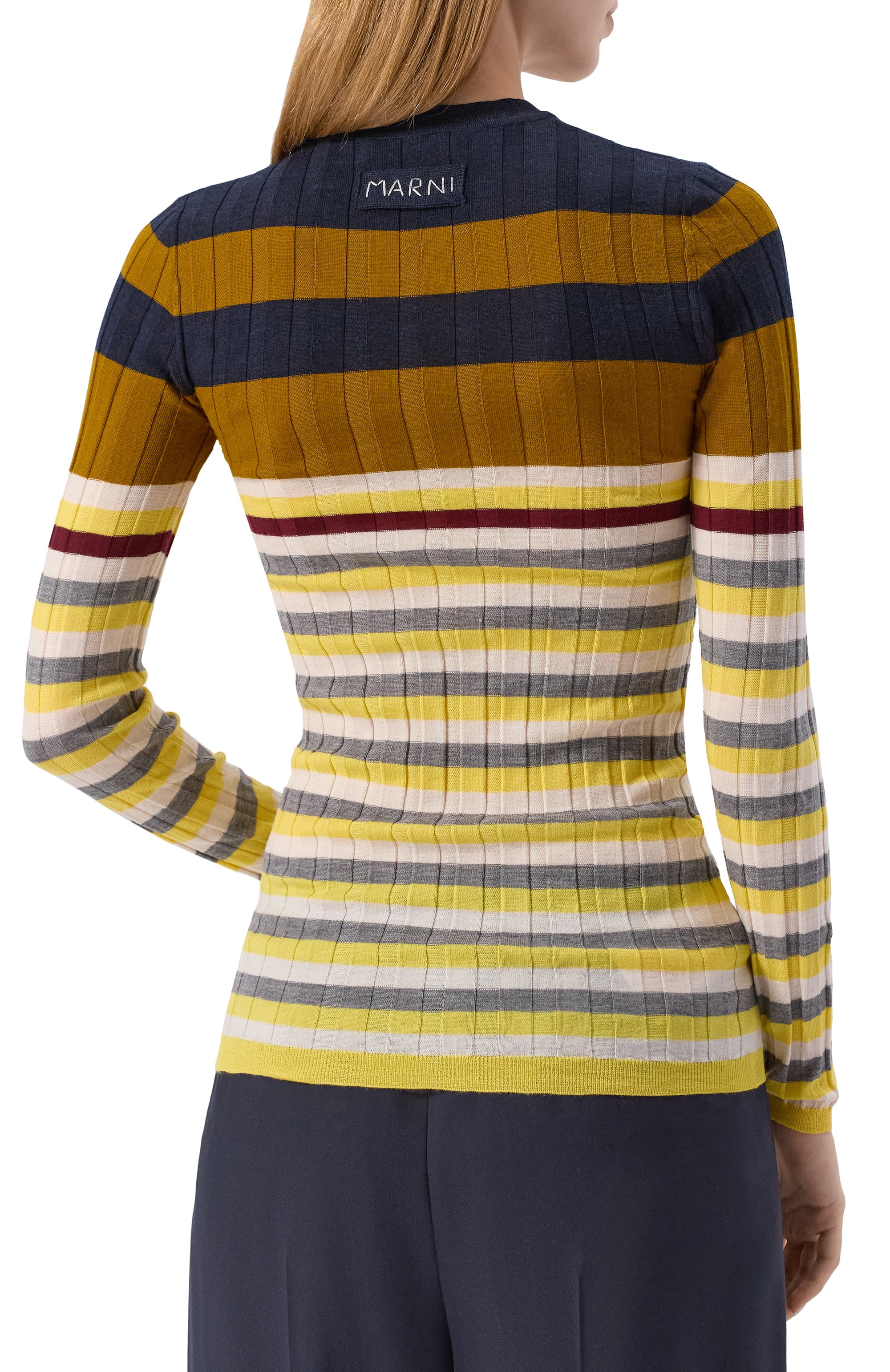Шерстяной пуловер MARNI, арт. GCMD0623Q0/UFW537, фото 4