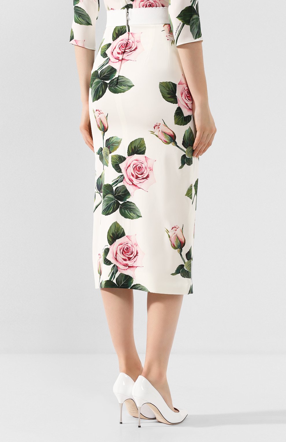 Шелковая юбка DOLCE & GABBANA, арт. F4BTFT/FSAZD, фото 4