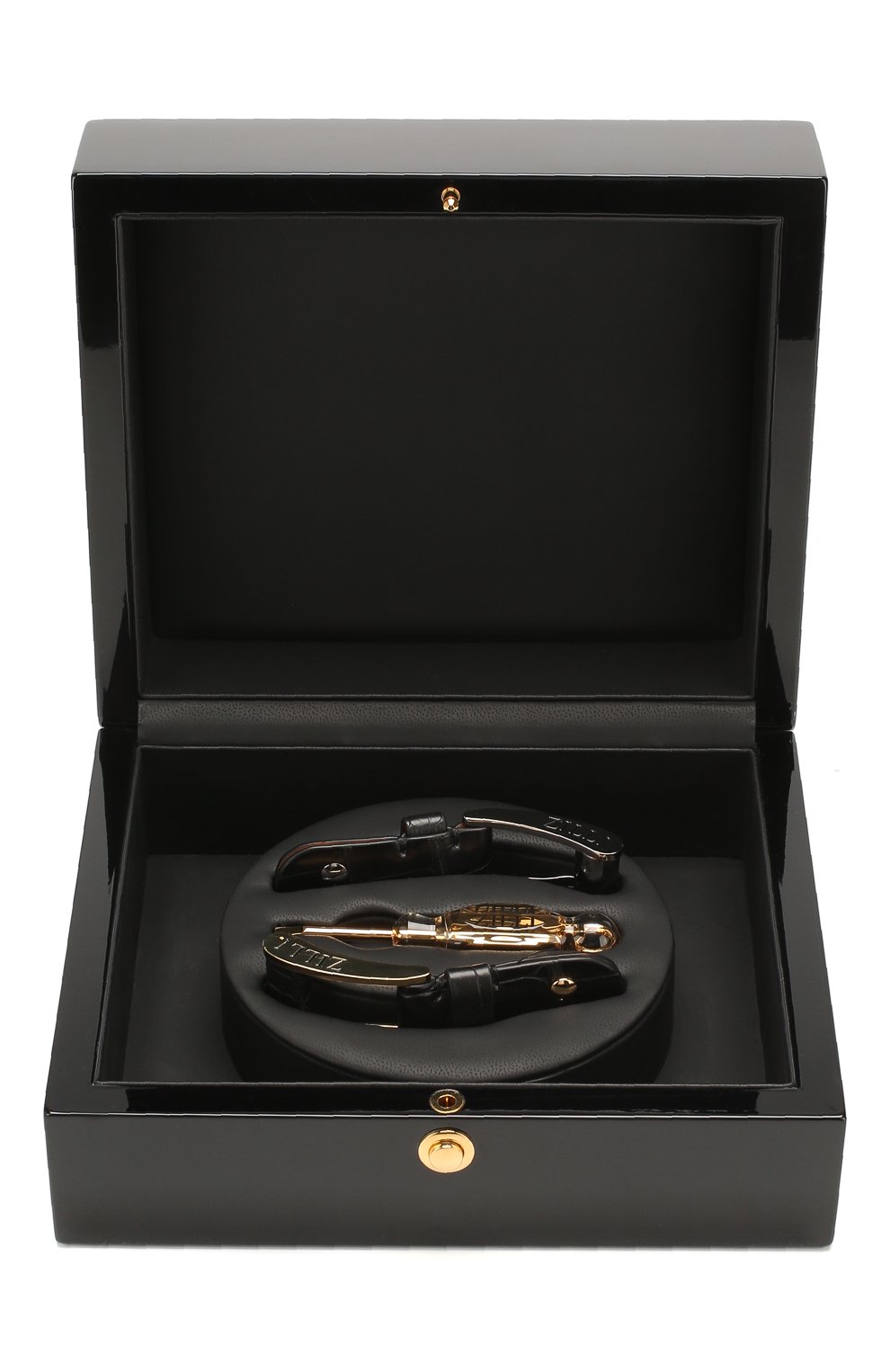 Ремень из кожи крокодила со сменными пряжками ZILLI, арт. MJL-CLAQE-01010/C819/CP0R, фото 7