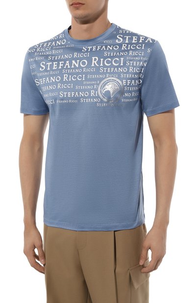 Хлопковая футболка STEFANO RICCI, арт. MNH4203290/TE0001, фото 3