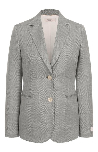 Женский жакет из шерсти и шелка AGNONA, арт. TX0805/R1015