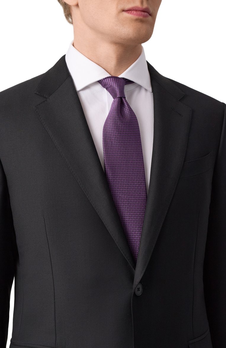 Шелковый галстук ZEGNA, арт. 1P8/Z9D80TA9, фото 1