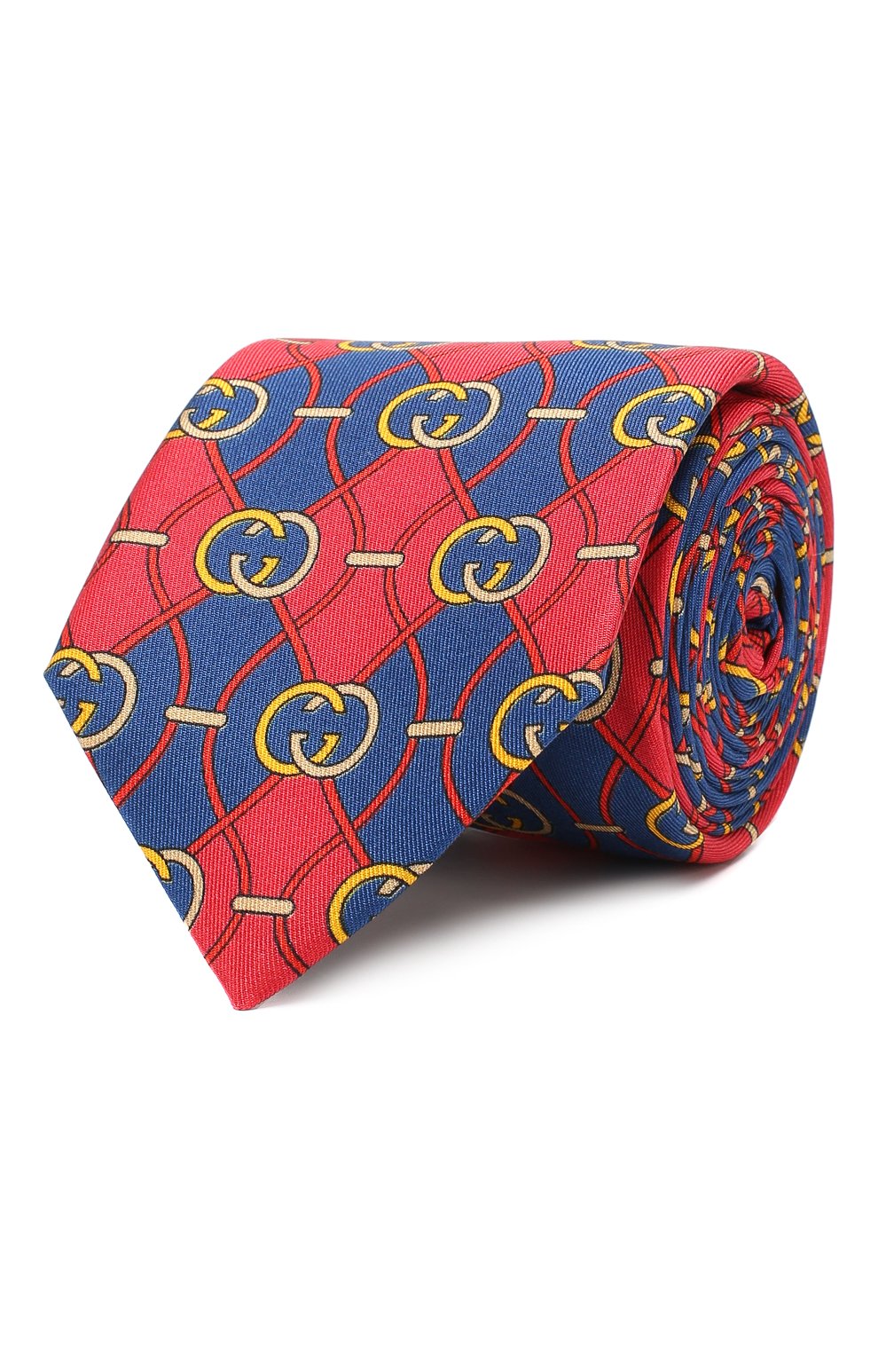 Шелковый галстук GUCCI синего цвета по цене 19300 руб., арт. 561986/4E001, фото 1 Шелковый галстук GUCCI, арт. 561986/4E001, фото 1