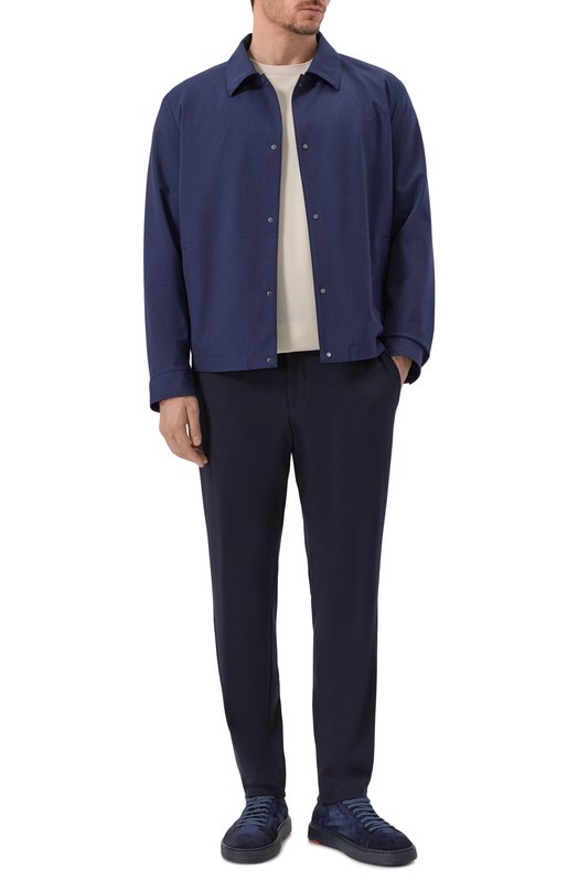 Футболка из лиоцелла и хлопка BOSS 50555102 Кремовый  50555102 Фото 2