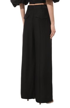Брюки изо льна и шерсти CULT GAIA, арт. PTWLFL BLACK, фото 4