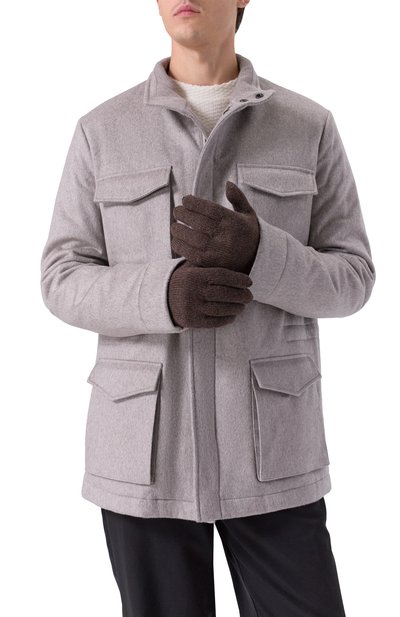 Кашемировые перчатки ANDREA CAMPAGNA, арт. 108U85, фото 2