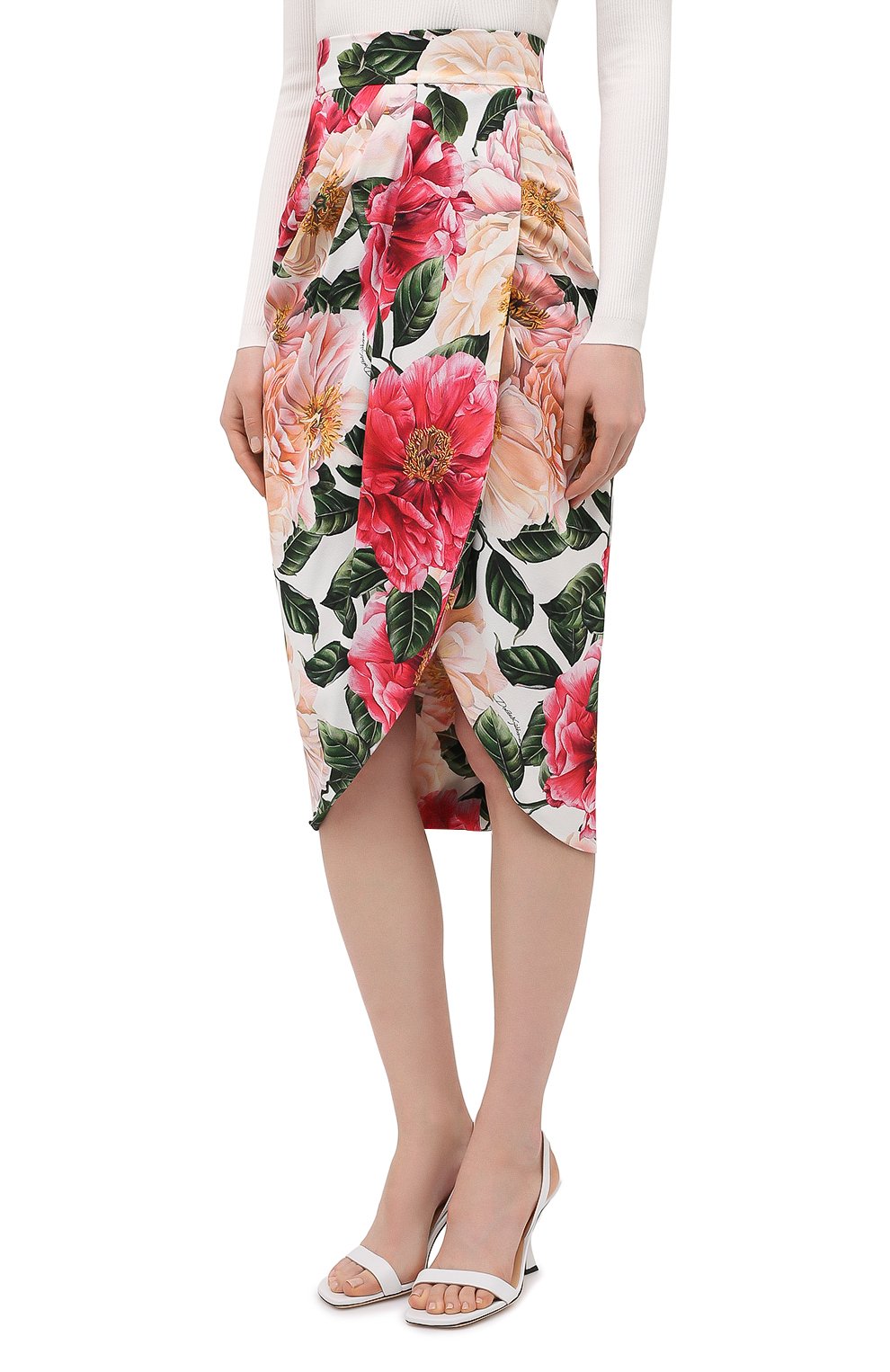 Юбка из вискозы DOLCE & GABBANA, арт. F4BWUT/FSRMU, фото 3