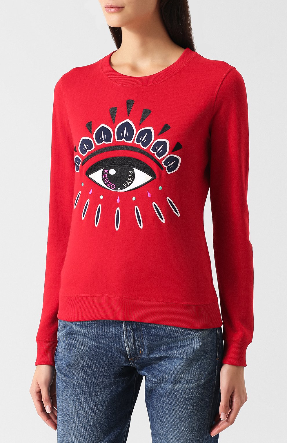 Хлопковый свитшот KENZO, арт. 2SW7104XC, фото 3