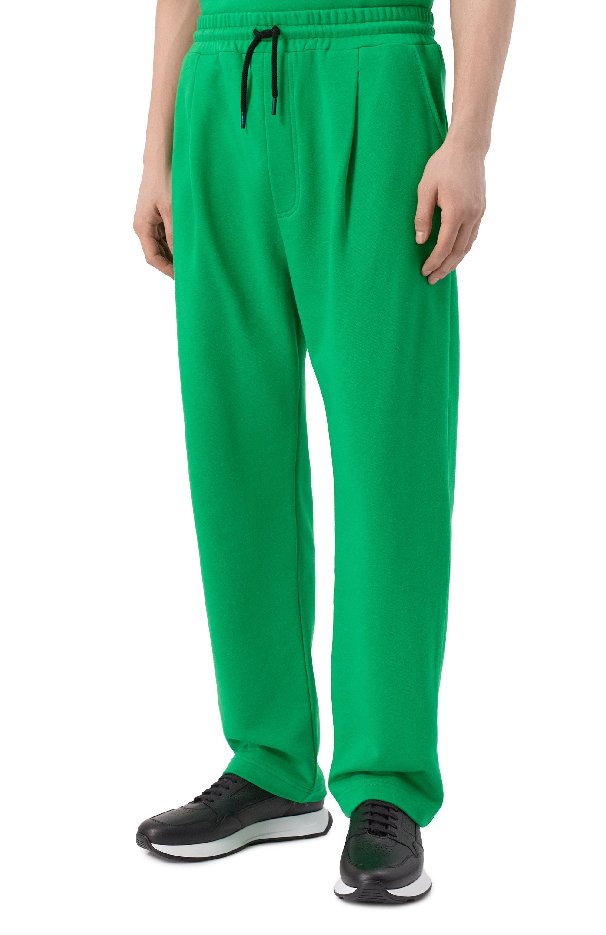 Брюки из хлопка и шелка KITON, арт. UMM063207, фото 3