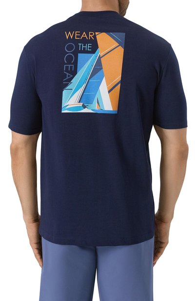 Хлопковая футболка PAUL&SHARK, арт. 25411063/3XL, фото 4