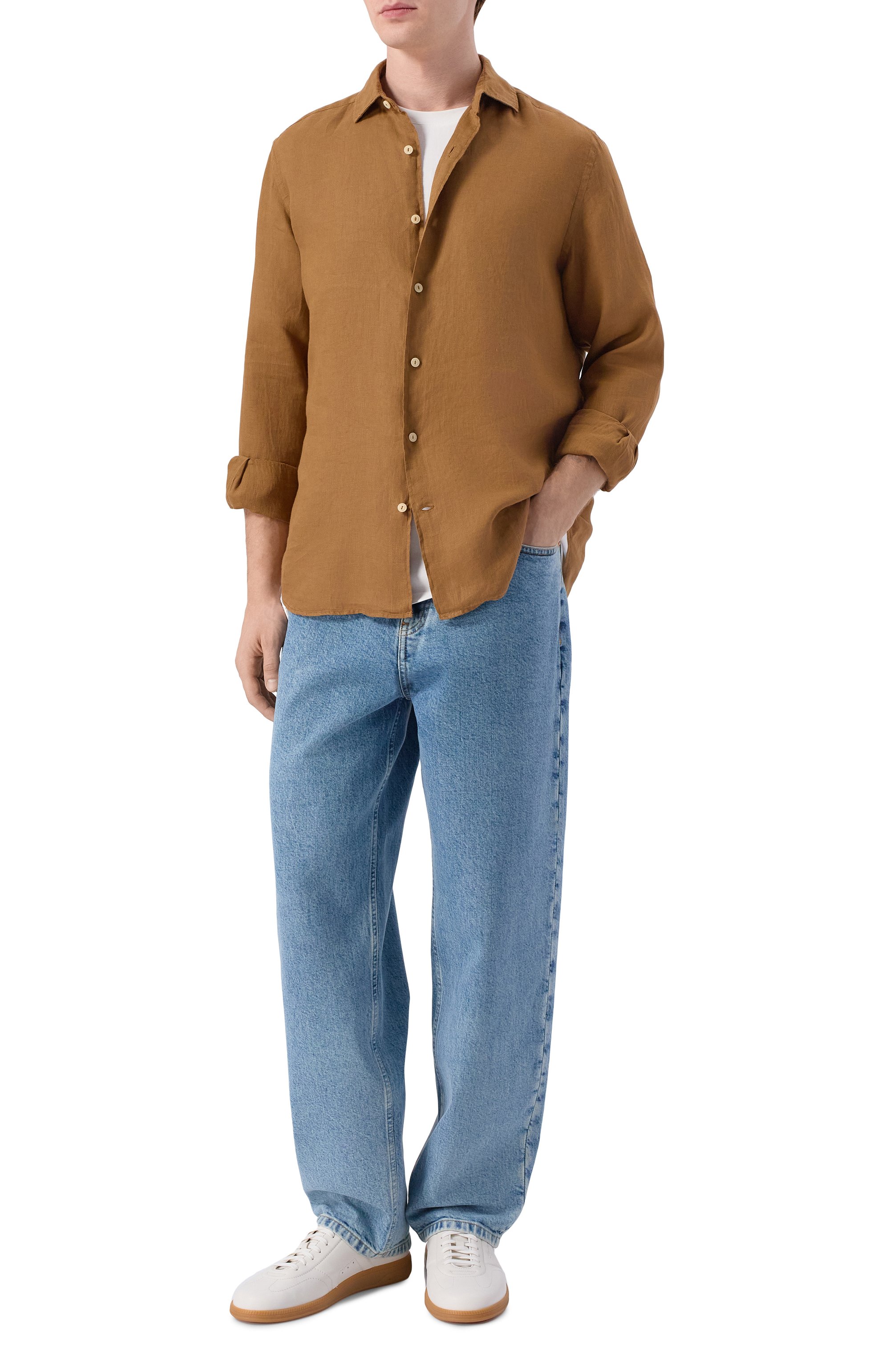 Льняная рубашка MC2 SAINT BARTH, арт. PAMP001-00141L/PAMPL0NA, фото 2