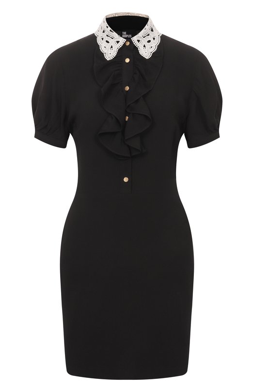 Платье из вискозы The Kooples FR0B31058K Чёрный FR0B31058K