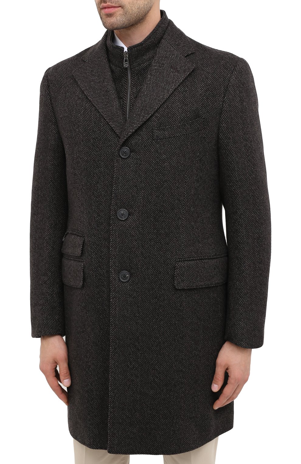 Кашемировое пальто CORNELIANI, арт. 861581-0812600/00, фото 4