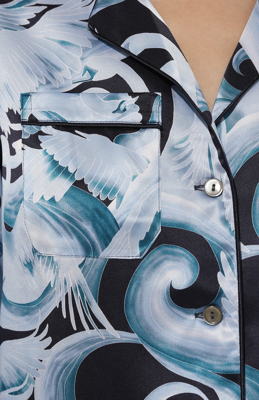 Шелковая пижама DEREK ROSE, арт. 2050-BRIN104, фото 7