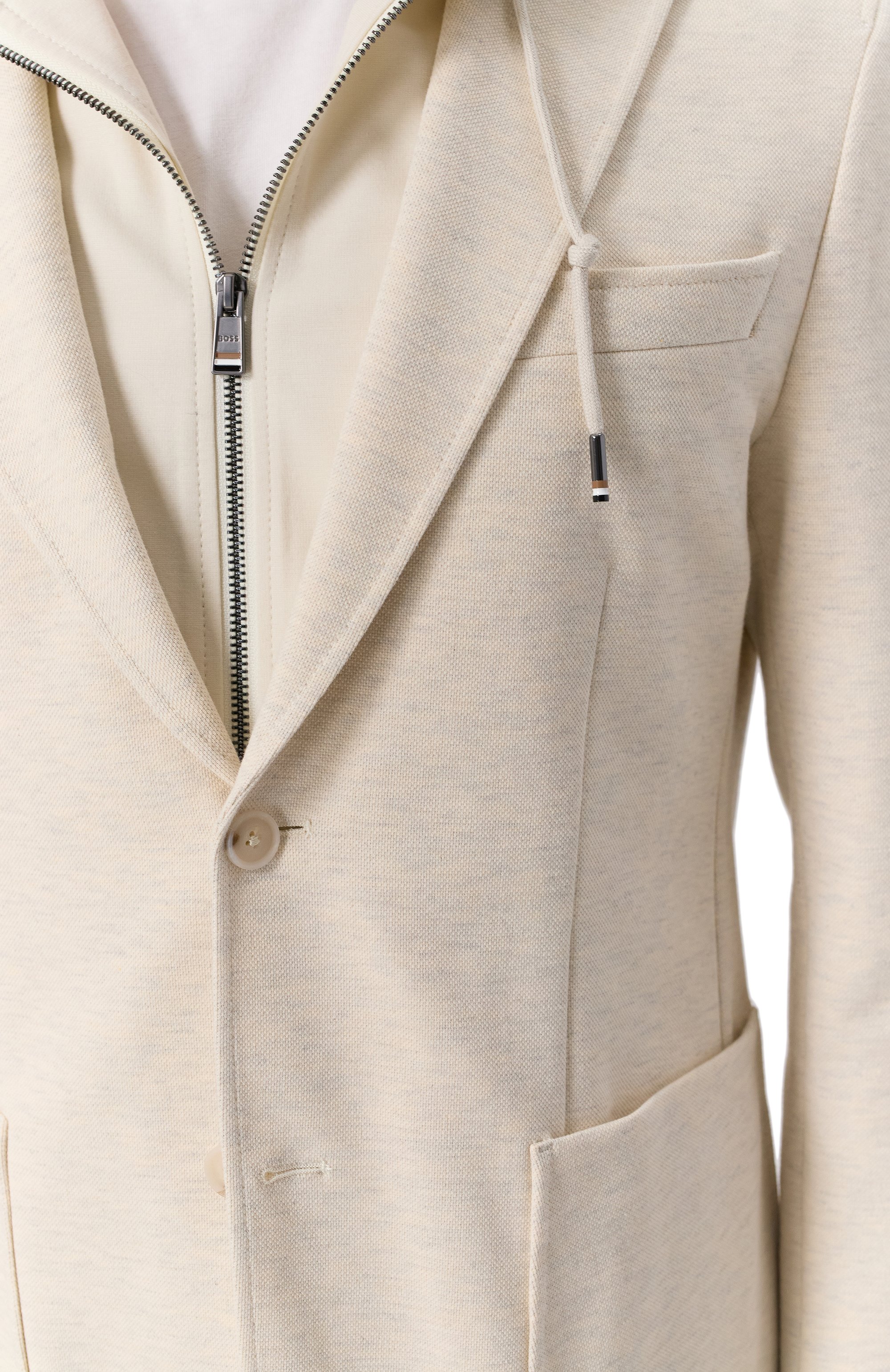 Хлопковый пиджак BOSS, арт. 50545835, фото 7