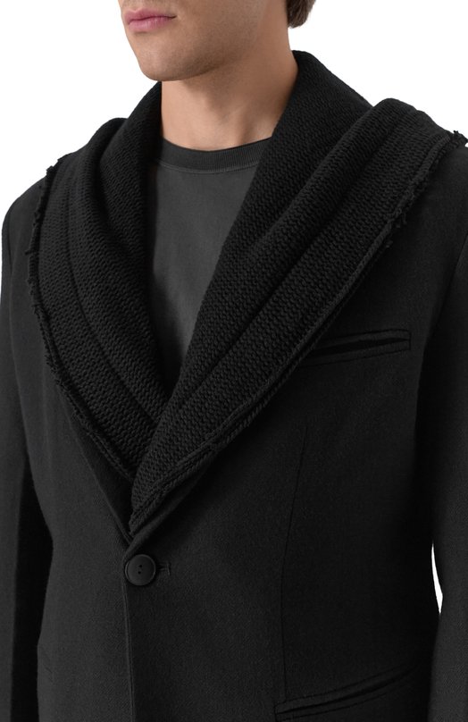 Пиджак из шерсти и вискозы Andrea Ya'aqov 25M0RC38/W00L CASHMERE Чёрный  25M0RC38/W00L CASHMERE Фото 5