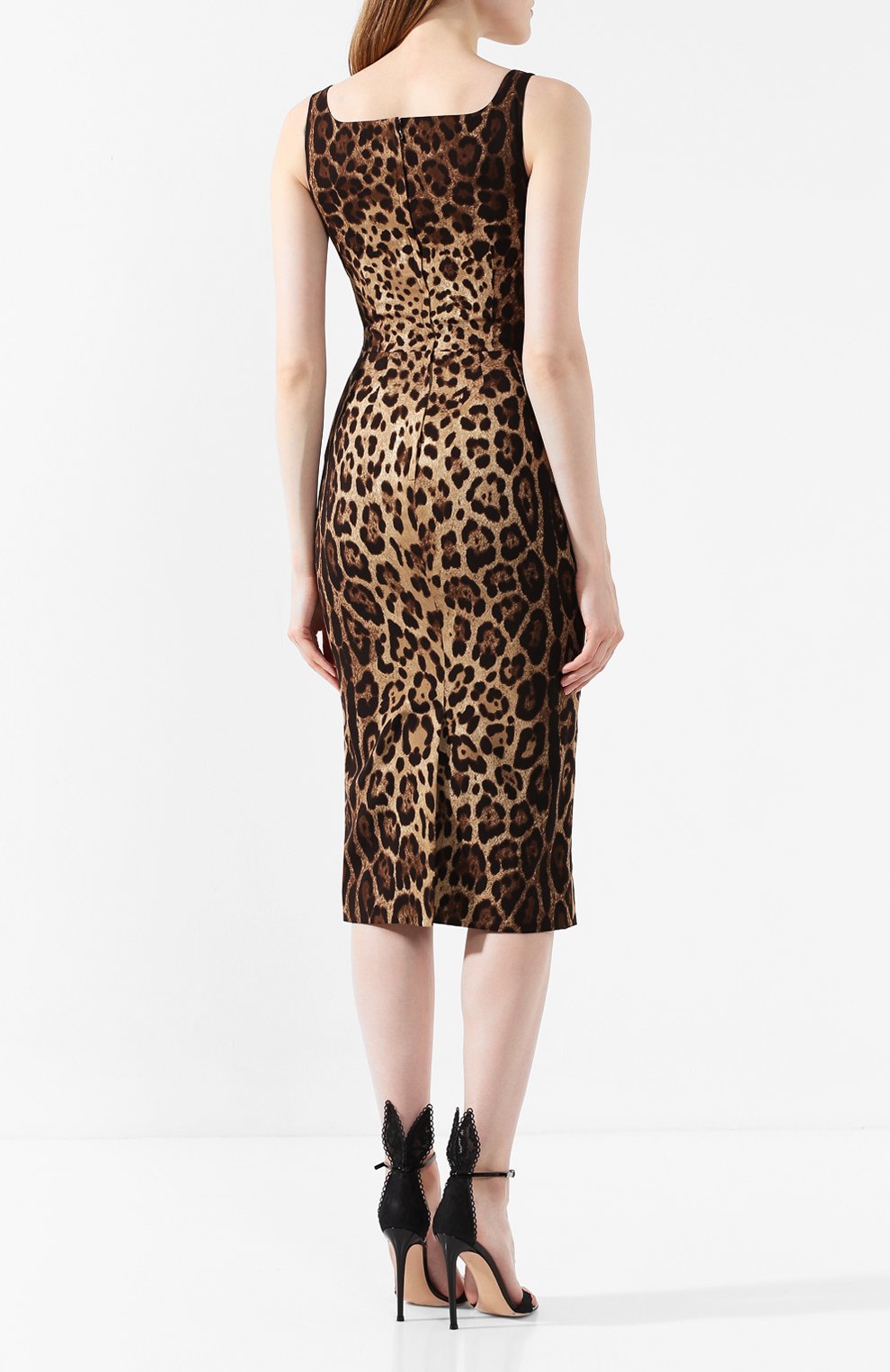 Шелковое платье DOLCE & GABBANA, арт. F6F4ZT/FSADD, фото 4