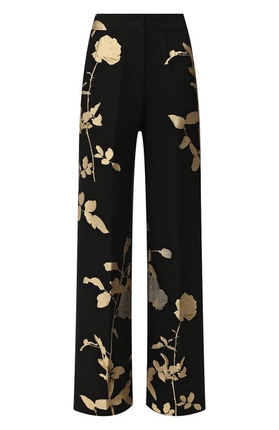 Женские брюки из смеси шерсти и вискозы DRIES VAN NOTEN, арт. 192-10907-8361