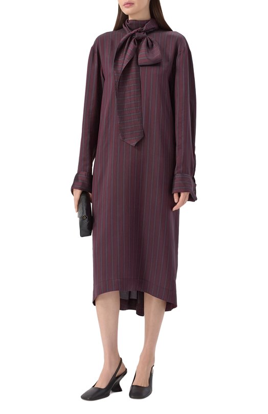 Платье Dries Van Noten 252-011074-2267 Бордовый  252-011074-2267 Фото 2