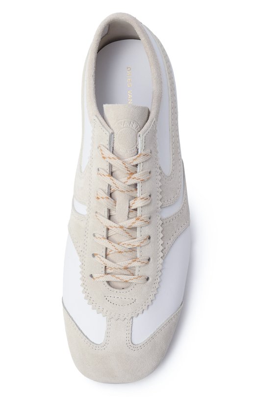 Кожаные кеды Dries Van Noten 021725-117-001 Белый  021725-117-001 Фото 6