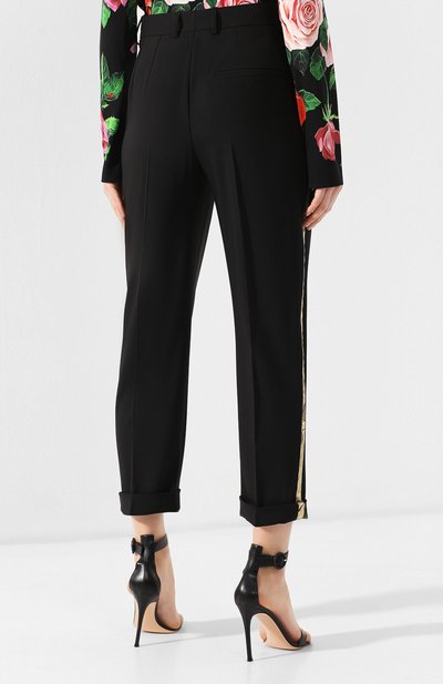 Шерстяные брюки DOLCE & GABBANA, арт. FTBEPT/FUBAJ, фото 4