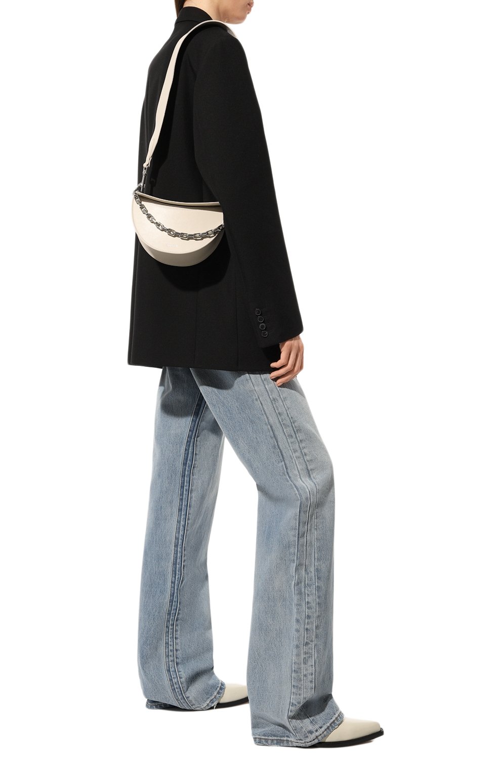 Сумка doris YUZEFI белого цвета по цене 79950 руб., арт. YUZC-HB-D0-11, фото 7 Сумка doris YUZEFI, арт. YUZC-HB-D0-11, фото 7