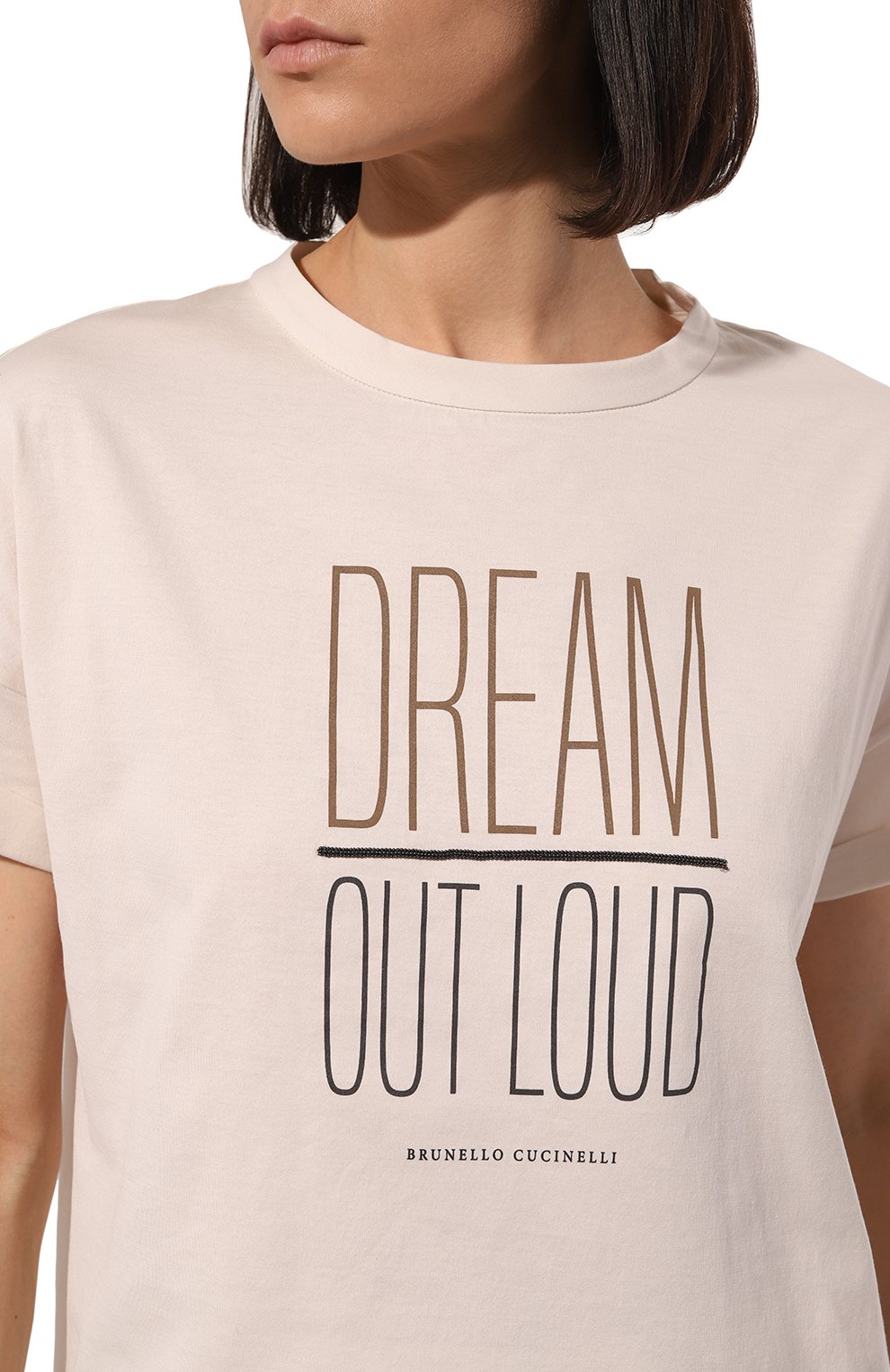 Хлопковая футболка BRUNELLO CUCINELLI, арт. M0A45SU920, фото 5