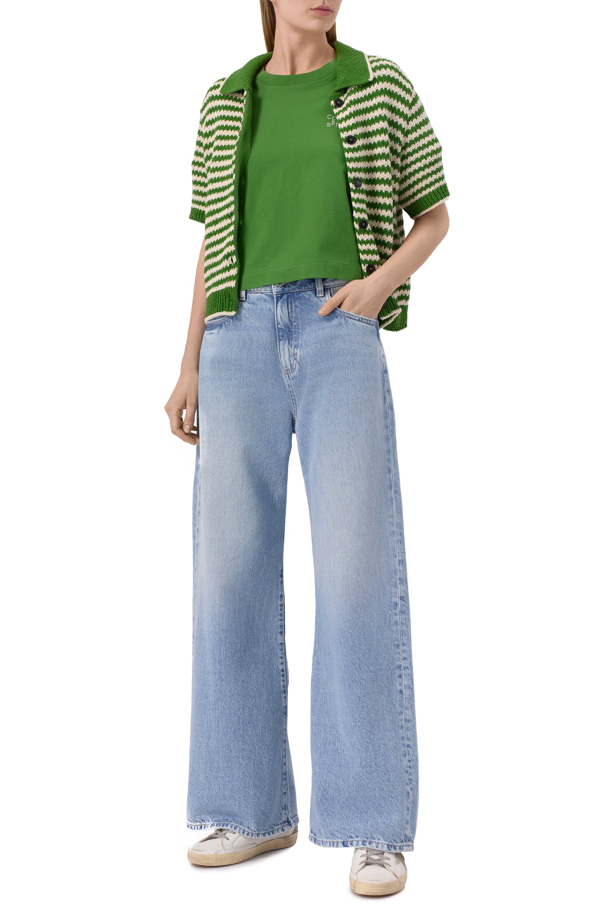 Хлопковая футболка CLOSED, арт. C95446-44H-EM, фото 2