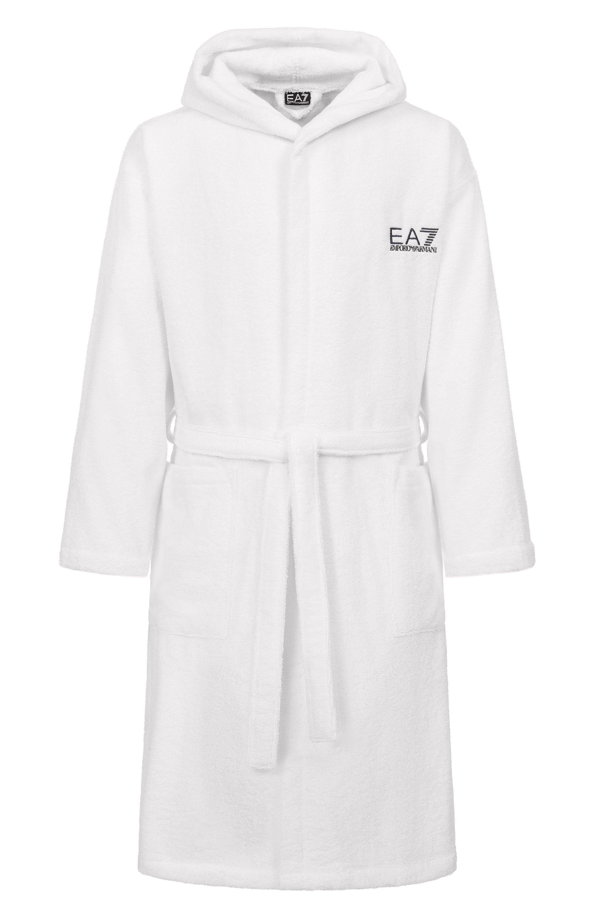 Хлопковый халат EA7, арт. 7M000441/AF14014, фото 1