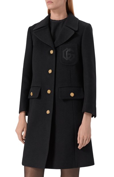 Шерстяное пальто GUCCI, арт. 657054/ZAG3M, фото 3