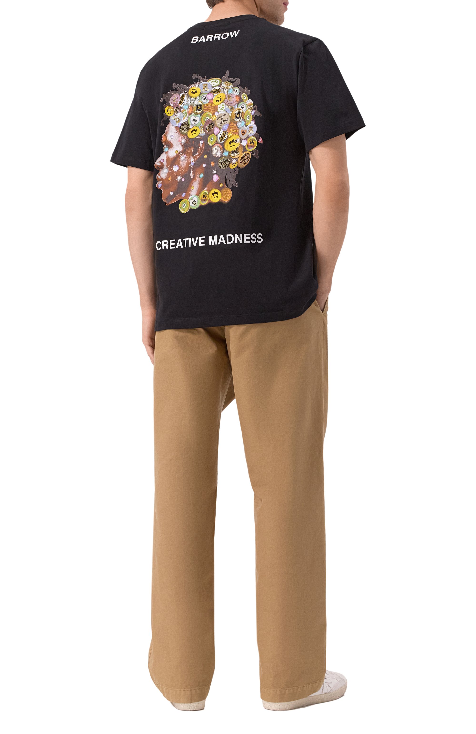 Хлопковая футболка BARROW, арт. S5BWMATH157, фото 2