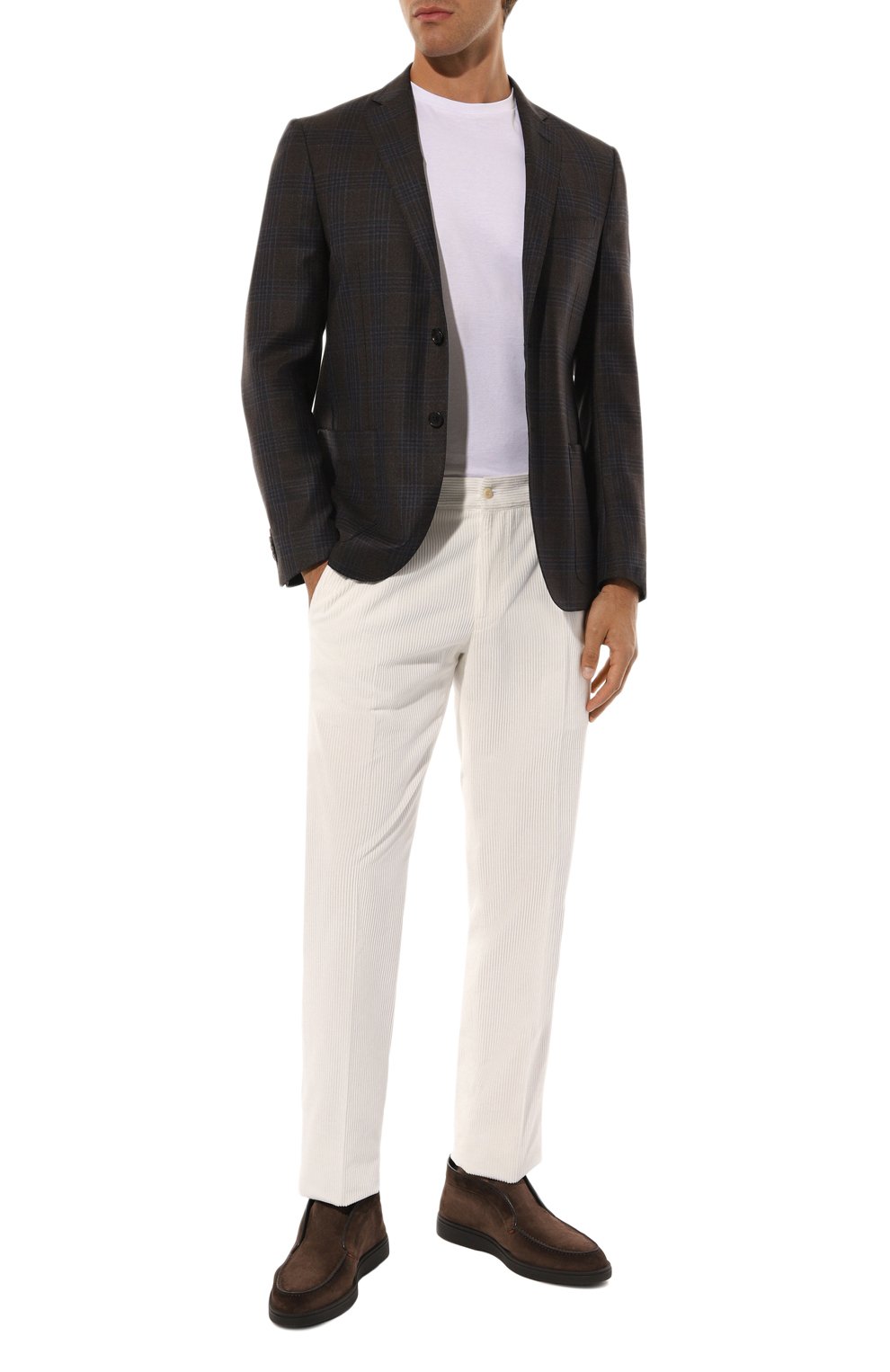 Замшевые ботинки detroit SANTONI, арт. MGDG17823SM0AGEXG76, фото 2