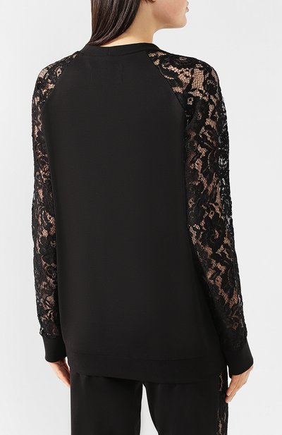 Костюм из вискозы SEVEN LAB черного цвета по цене 21000 руб., арт. SS19/T- LACE BLACK, фото 3 Костюм из вискозы SEVEN LAB, арт. SS19/T- LACE BLACK, фото 3
