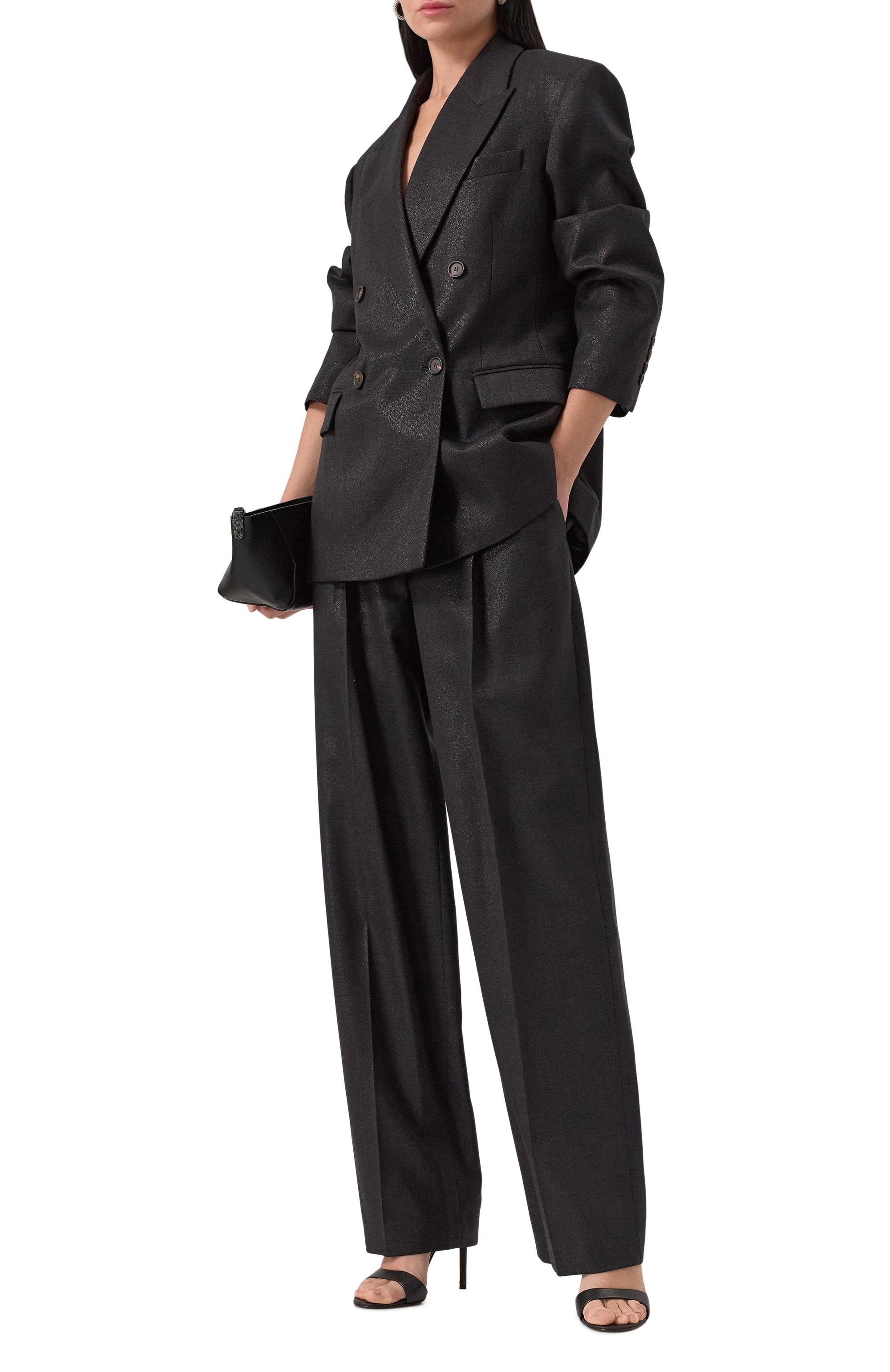 Шерстяные брюки BRUNELLO CUCINELLI, арт. MG502P8779, фото 2