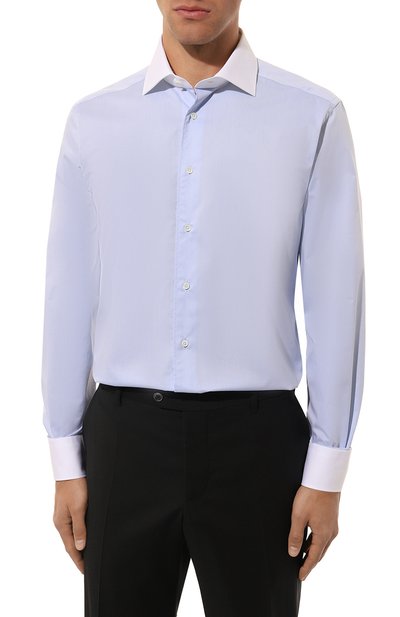 Хлопковая сорочка CORNELIANI, арт. 94P110-9411271, фото 4