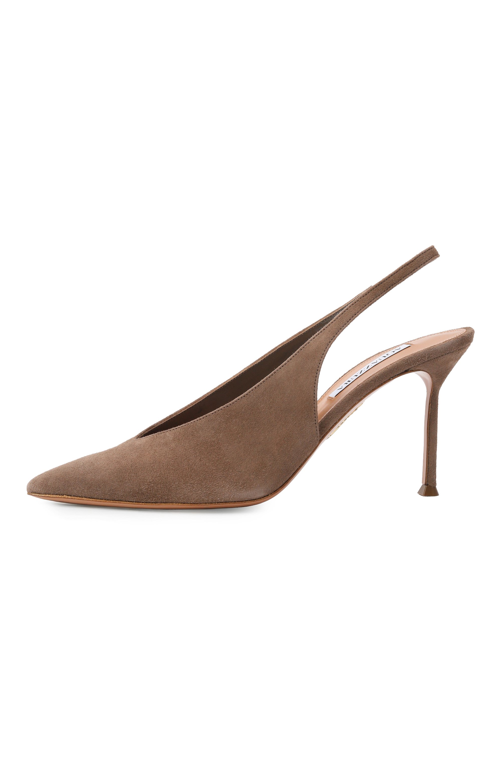 Замшевые туфли voltaire 85 AQUAZZURA, арт. VTRMIDL0-SUE-T0R, фото 4