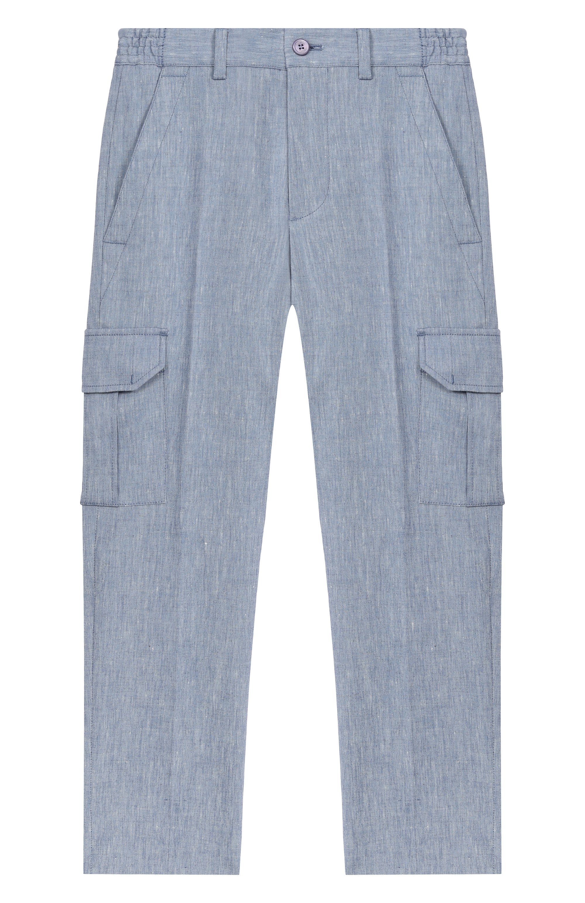 Брюки-карго изо льна и вискозы STEFANO RICCI JUNIOR, арт. Y1T6100070/LPVE1U, фото 1