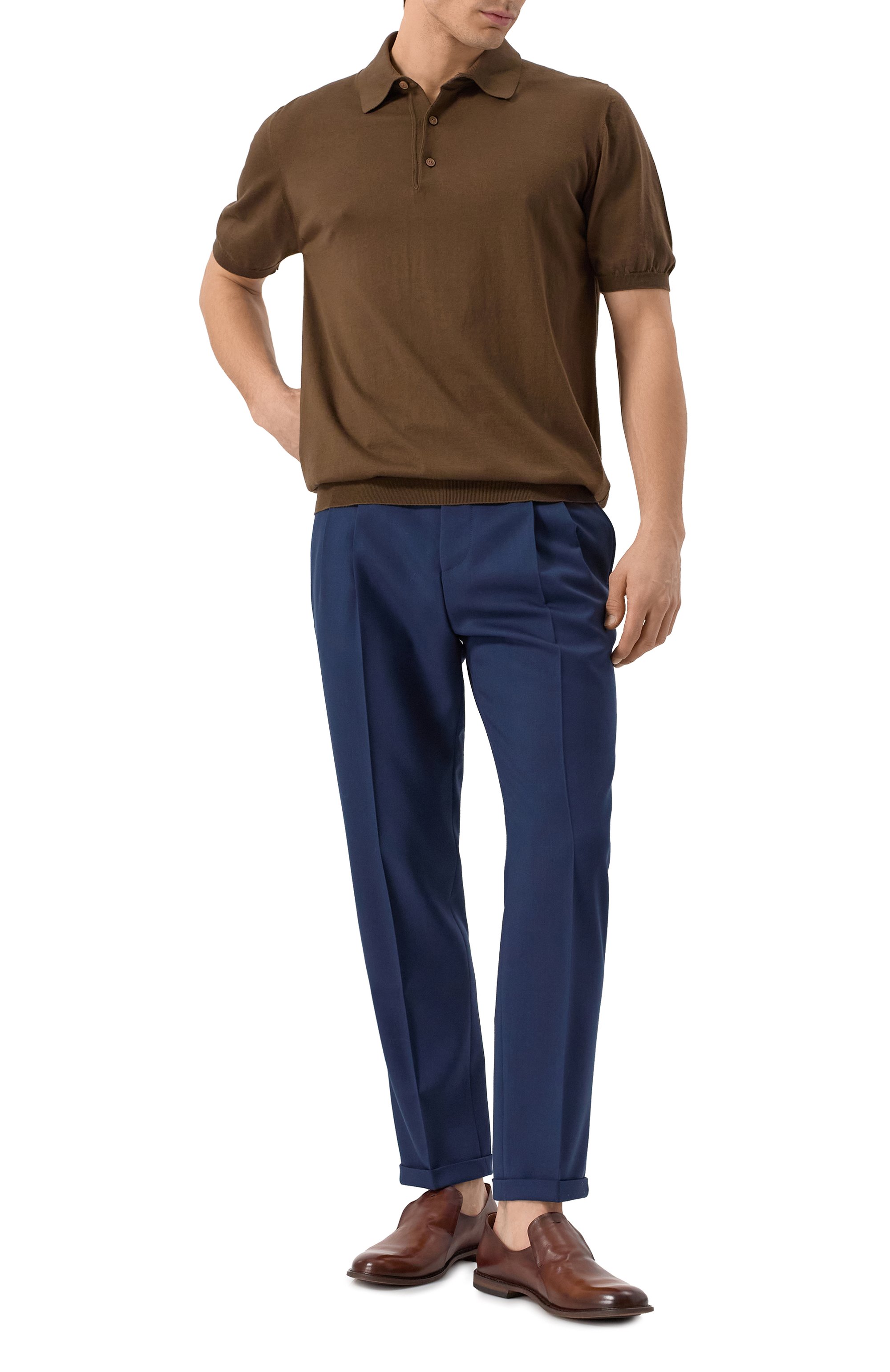 Кожаные лоферы PANTANETTI, арт. 17511D, фото 2