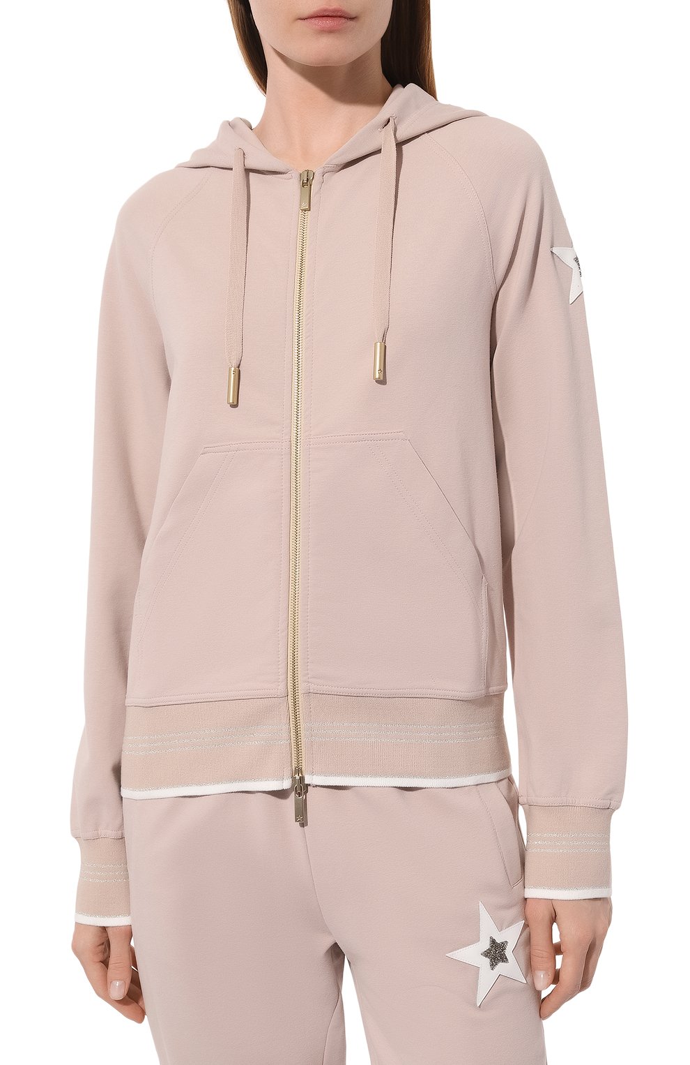 Хлопковая толстовка LORENA ANTONIAZZI, арт. FE06AP/9999, фото 3