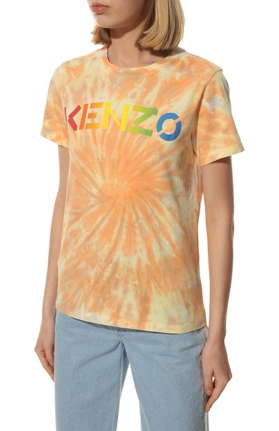 Хлопковая футболка KENZO, арт. FC52TS8544SA, фото 3