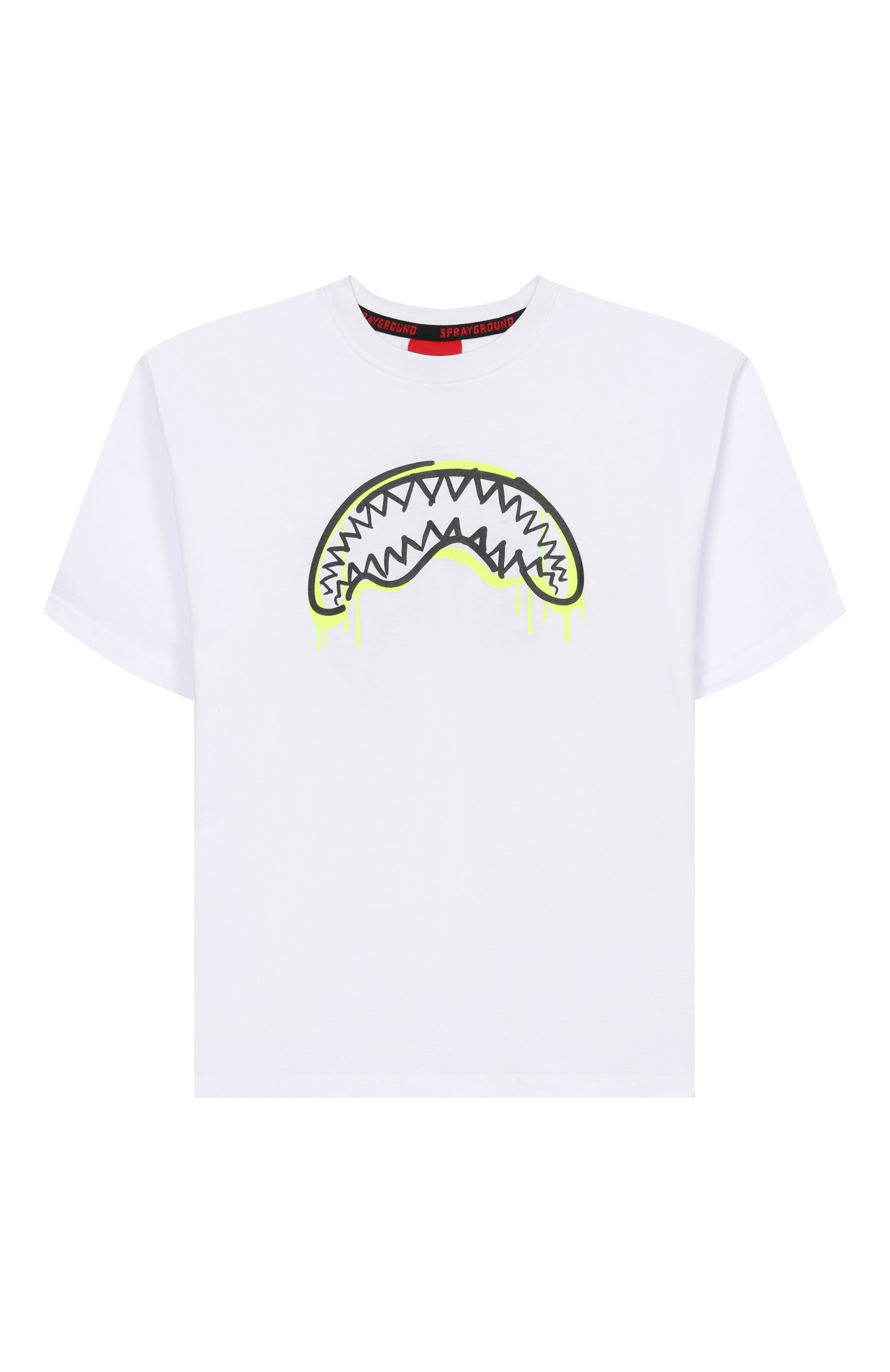 Хлопковая футболка SPRAYGROUND, арт. SPY1443WHT, фото 1