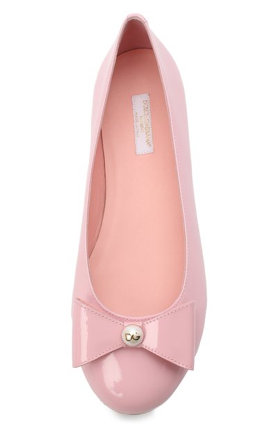 Кожаные балетки DOLCE & GABBANA, арт. D10866/A1328/37-39, фото 4