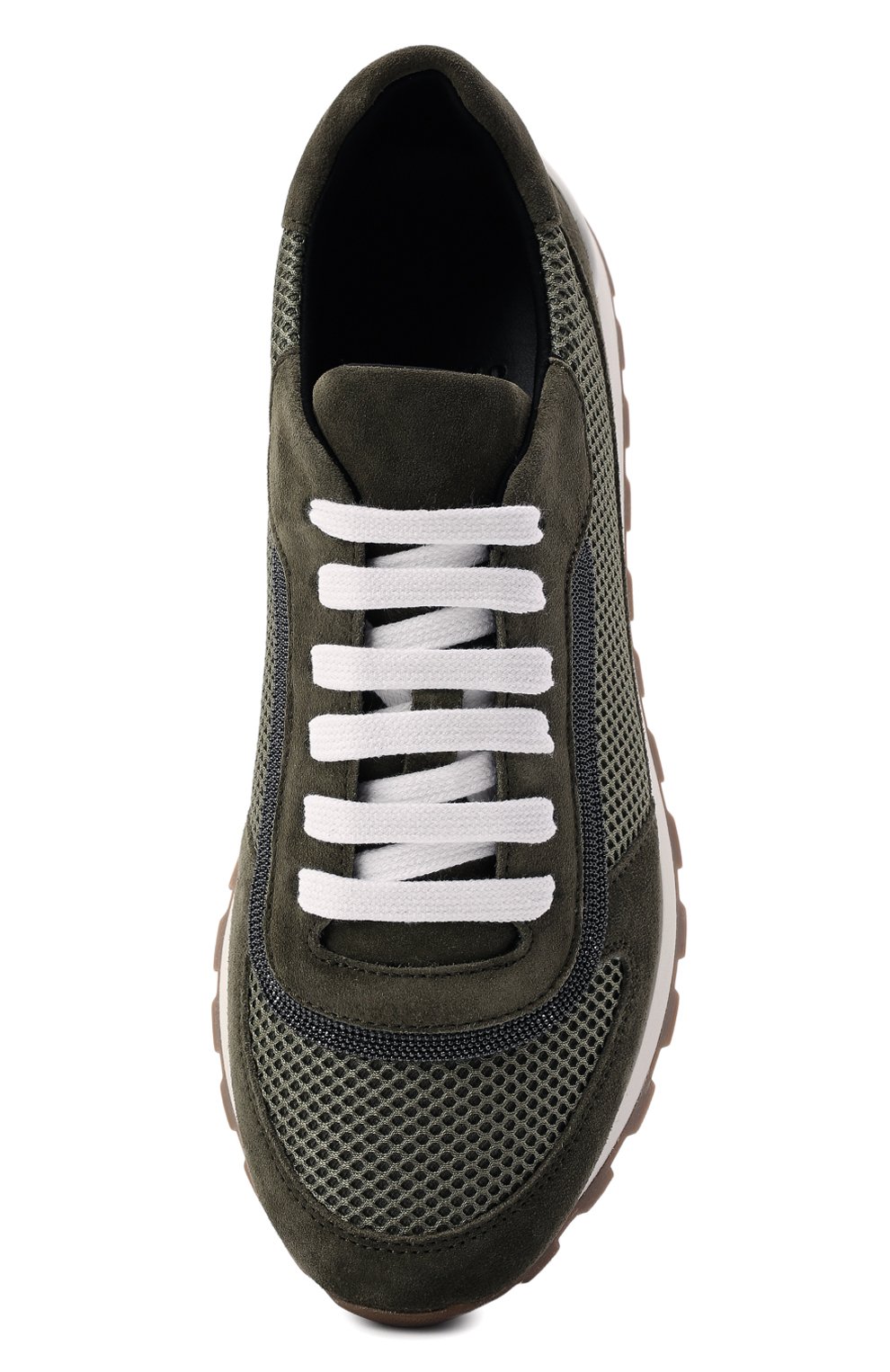 Комбинирова нные кроссовки BRUNELLO CUCINELLI, арт. MZSFG2123, фото 6