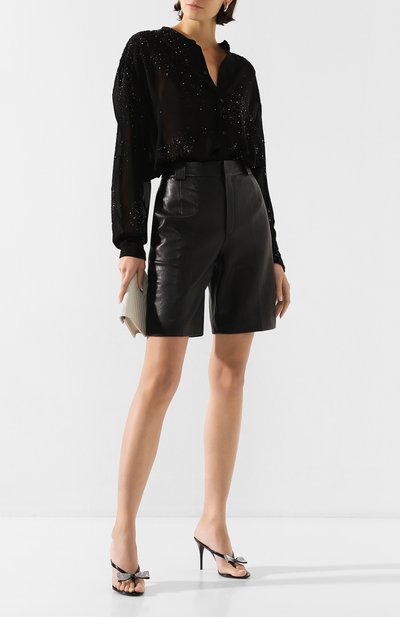 Кожаные мюли lexi SAINT LAURENT, арт. 606419/EX7I0, фото 2