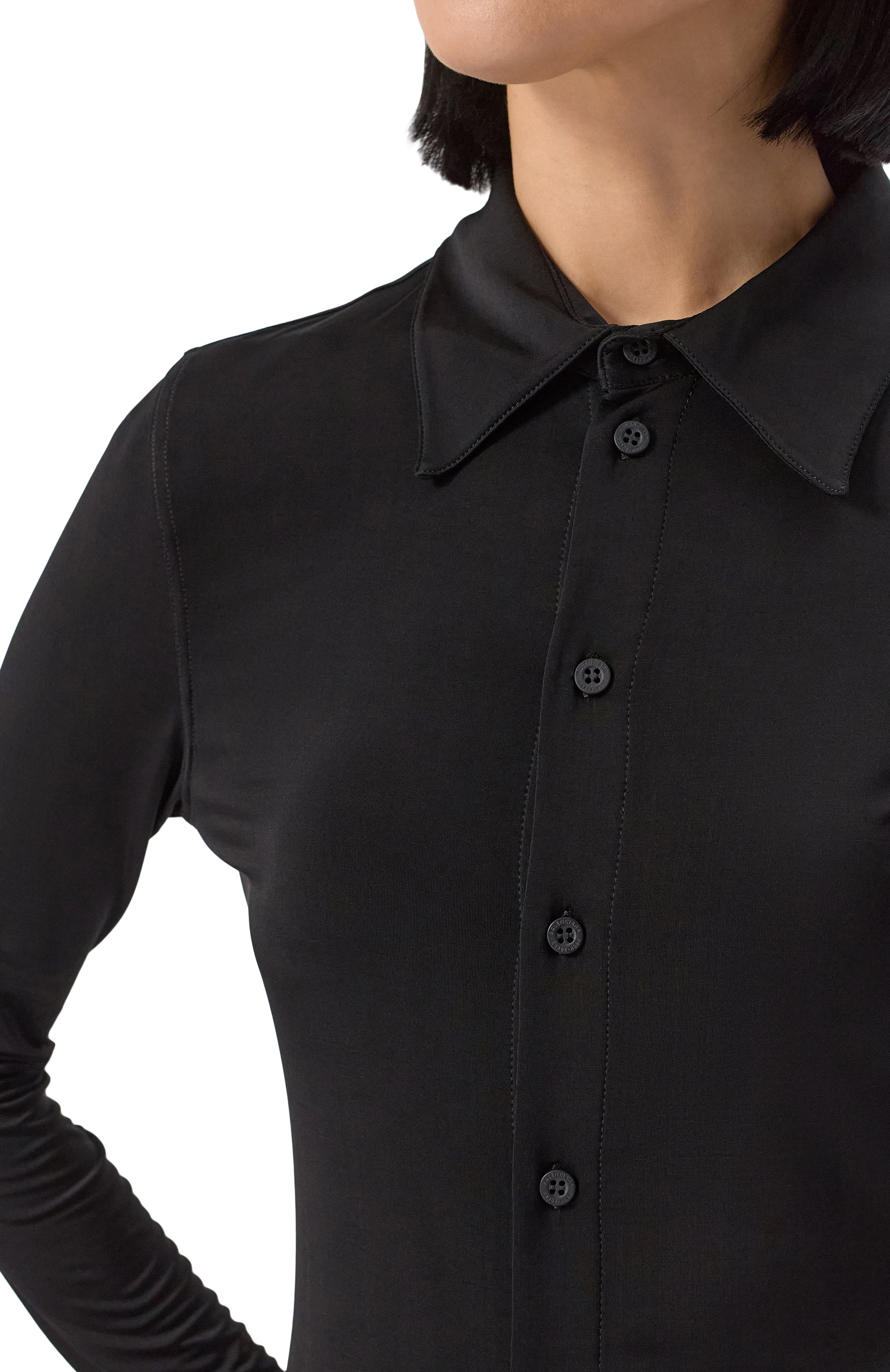 Блузка из вискозы BALENCIAGA, арт. 814158/TQV46, фото 5