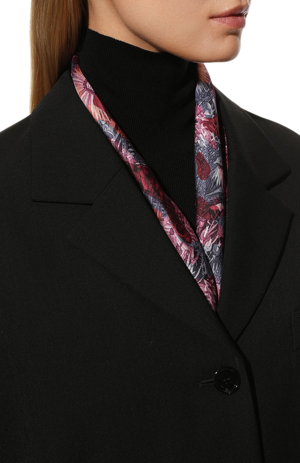 Шелковый платок camouflage KIRILL OVCHINNIKOV темно-розового цвета по цене 23100 руб., арт. 90\COM, фото 3 Шелковый платок camouflage KIRILL OVCHINNIKOV, арт. 90\COM, фото 3