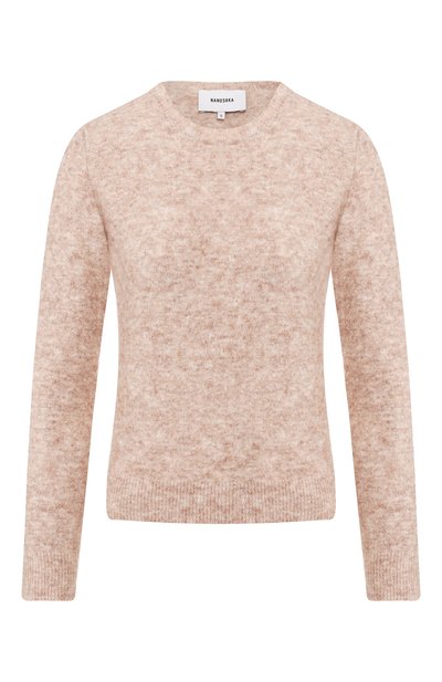 Женский пуловер NANUSHKA, арт. REI_LATTE_W00L MELANGE KNIT