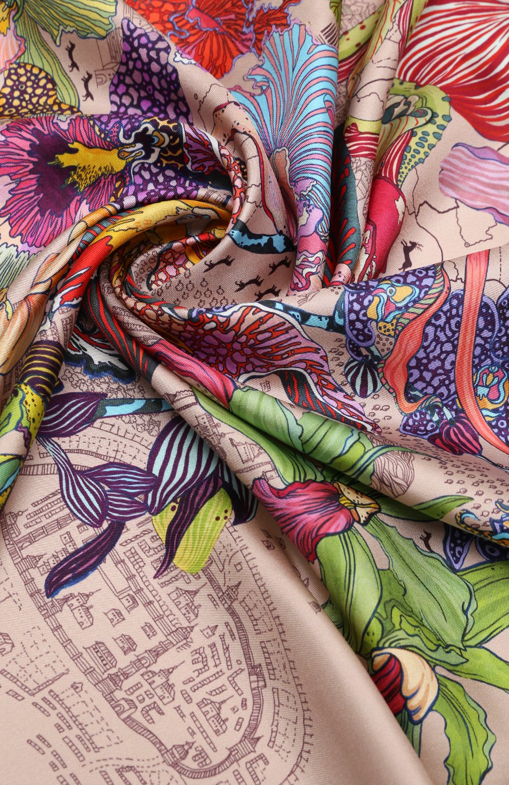 Шелковый платок orchid’s trip to moscow RADICAL CHIC, арт. 250976.07.02, фото 3