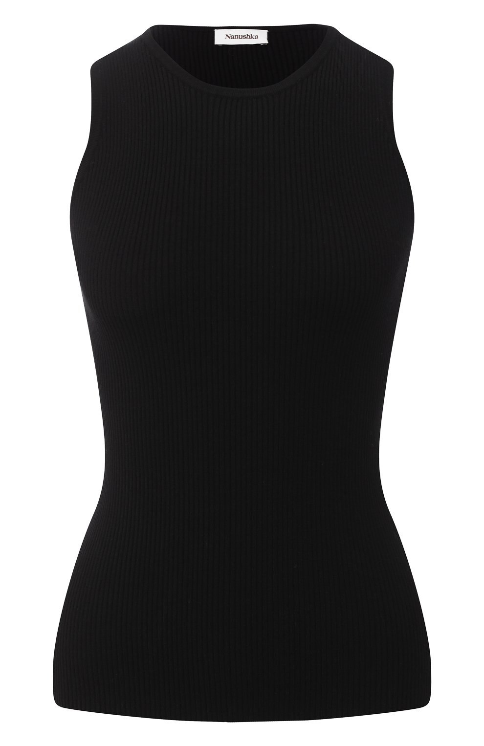 Топ из вискозы NANUSHKA, арт. JAYA_BLACK_C0MF0RT KNIT, фото 1